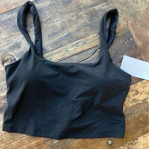 NWT Athleta Charcoal Gray Training Tank sz L